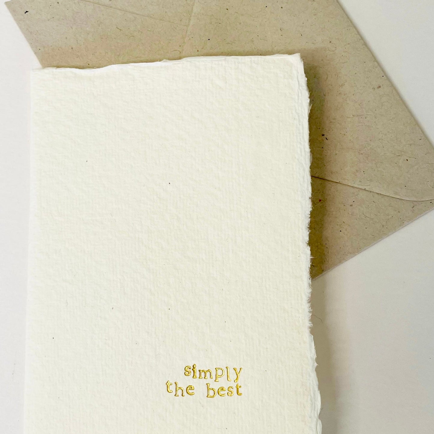 Mini Greeting card - Simply the best