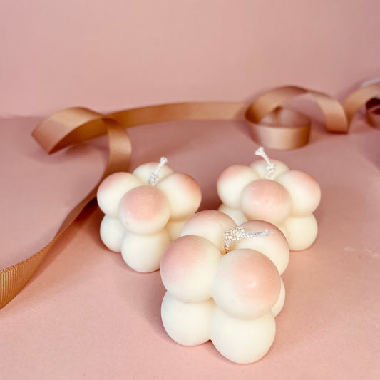 Mini Blush Bubble Candle