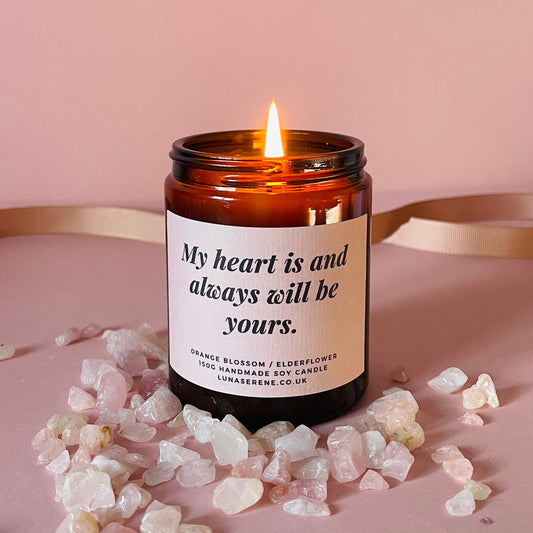 'Loving Words' Soy Wax Candle